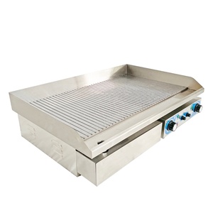 Machine à griller électrique commerciale de table, équipement de gros pour riz frit, steak, calmar, moteur - Product Image 3