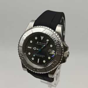 Reloj Mecánico Automático de 40 mm, Estilo Vintage, Movimiento NH35, Acero, Resistente al Agua, con Día, SEILOCE, para Regalo, Venta al Por Mayor de Fábrica - Product Image 4