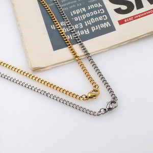 Stainless Steel <b>Name</b> Necklace 18k Gold Plated English Letter Clavicle <b>Chain</b> Pendant Titanium Steel <b>Chain</b> for Women - Product Image 3