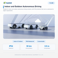 Plateforme de châssis de robot à 4 roues en alliage et aluminium avec capacité de 100 kg pour applications de sécurité
