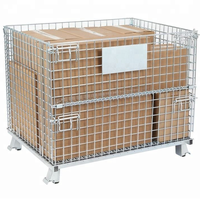 Cage à palettes en treillis métallique en acier au carbone pour l'affichage des produits sur le marché de la quincaillerie et le stockage classé de pièces de quincaillerie en vrac