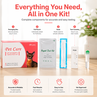 Kit de Prueba Profesional para Gatos FPV, Kits de Prueba Rápida Veterinaria, Pruebas Rápidas para Panleucopenia Felina, Certificado CE