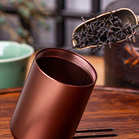 Nouveauté Mini boîtes rondes en fer blanc Boîtes cylindriques pour thé en feuilles Boîtes scellées pour café Nouilles Finition mate Emballage en métal