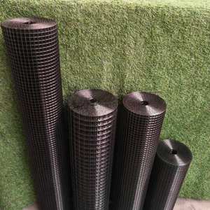 Rouleau de grillage soudé en PVC noir avec fil de 1 mm, 1,5 mm et mailles carrées de 1 pouce pour cage - Product Image 5