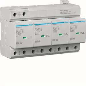 SPA801 Personalizable con Hagers Combinados SPD T1+T2 4P 25kA TT/TNS con contacto auxiliar - Product Image 1
