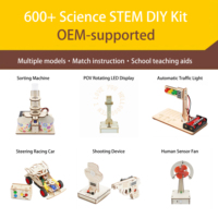 Kits de projets scientifiques et technologiques en bois pour étudiants, kits STEM, expériences scientifiques, aides pédagogiques, modèles faits à la main, jouets pour enfants