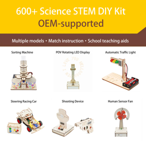 Kits de Ciencia y Tecnología de Madera para Proyectos de Física, Kits STEM para Estudiantes, Experimentos Científicos, Materiales Didácticos, Modelos Hechos a Mano, Juguetes para Niños - Product Image 1