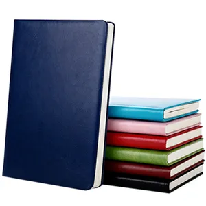 可定制学术日记A5 A6 B5点状网格松紧带Pu皮革精装议程规划师日记笔记本