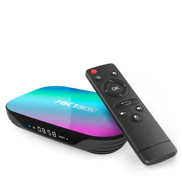 HK1BOX Android 9.0 HK1 BOX 1000M Smart TV Box Amlogic S905X3 8K 4GB 128G 64GB 32GB 2.4/5G Wifi 4K Media Player IPTV Set Top Box