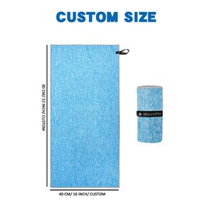 Serviette de camping en microfibre douce et légère, absorbante, compacte, serviette de voyage, serviette de sport cationique - Product Image 2