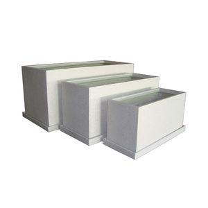 กระถางต้นไม้ไฟเบอร์กลาสสำหรับสวนแบบนอร์ดิกชุดกระถางต้นไม้3 & 5ชิ้น - Product Image 4