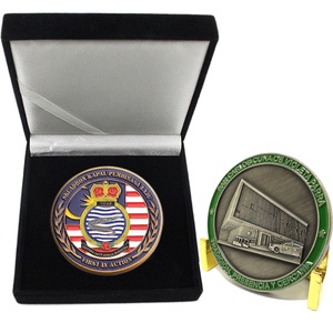 Diseña tus propias monedas conmemorativas personalizadas de aleación de zinc y metal esmaltado, fabricante de monedas de desafío 3D en oro y plata - Product Image 4