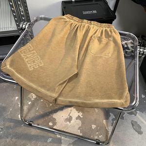 Service OEM de logo personnalisé, vêtements de sport pour hommes, vêtements décontractés amples, imprimés, streetwear, toile vintage lavée, nylon/coton, séchage rapide - Product Image 6