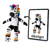 Costume de mascotte d'aigle personnalisé avec design 3D, peluche douce et intérieur en coton, ventilateur intégré, idéal pour la marche, le Mardi Gras/le carnaval