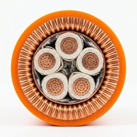 Câble d'alimentation 0,6/1 kV résistant au feu, isolé minéral, à 5 conducteurs en cuivre, norme IEC RTTZ, pour système de protection incendie