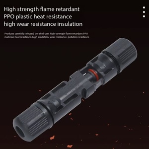 Connettore in ottone per <span class=keywords><strong>fotovoltaico</strong></span>, adattatore impermeabile, terminale di connessione rapida per <span class=keywords><strong>pannello</strong></span> solare, grado di protezione IP67, 20A 1000V - Product Image 4