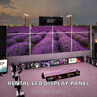Écran LED léger TOPvision P3.91 pour location, armoire 500x1000mm, fréquence de rafraîchissement 3840Hz, étanchéité IP65, luminosité 600CD