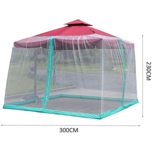 HOMFUL Extérieur de Maille de Polyester de Tirette Porte <span class=keywords><strong>Parasol</strong></span> Moustiquaire Sur <span class=keywords><strong>Parasol</strong></span> - Product Image 3