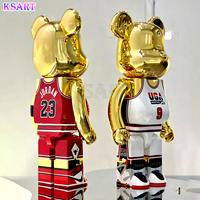Statues Bearbrick populaires à 100 %, 70 cm de haut, idéales pour la décoration de vitrine.