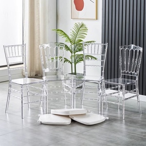 Transparent Acrylic Modern Stackable Dining <strong>Chair</strong> for Wedding Event Party <strong>Banquet</strong> Home Office Hotel - Product Image 5