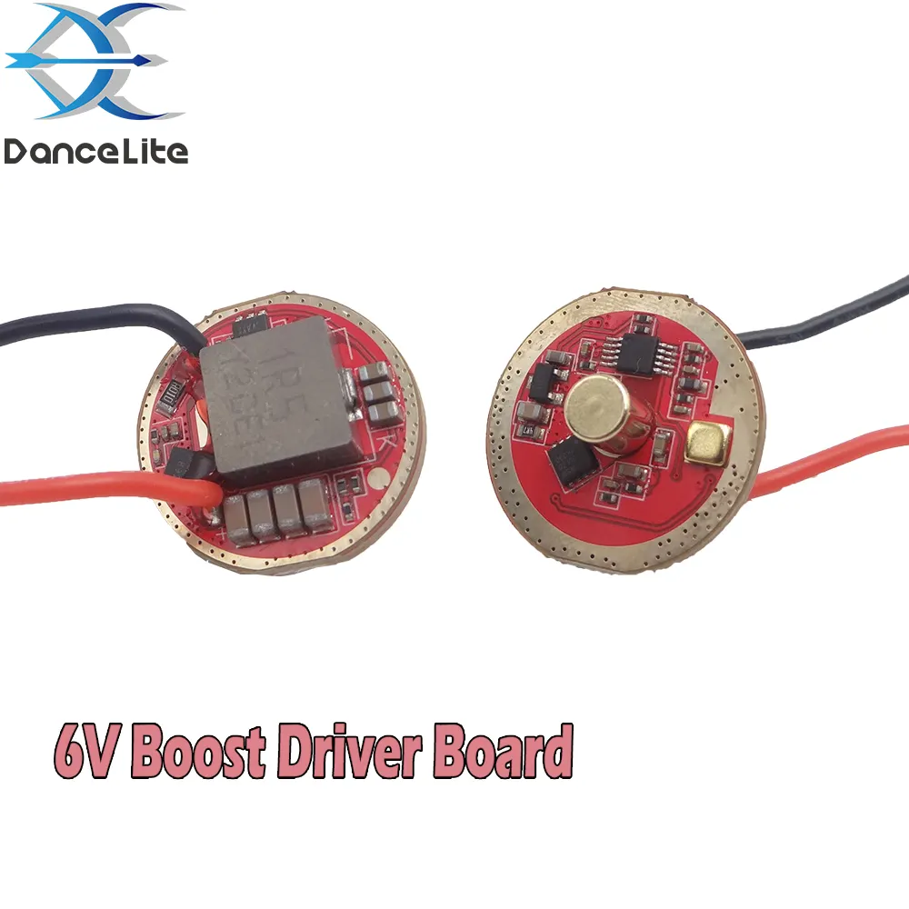 DIY Flashlight 22mm Output 6V Boost Driver Circuit Board For XHP70/XHP70.2 LEDs (3.7-4.2V Input)