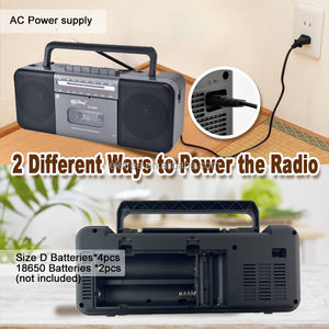 Eletree NUOVO PX-700BT OEM Registratore <span class=keywords><strong>Stereo</strong></span> Portatile <span class=keywords><strong>con</strong></span> Radio USB e <span class=keywords><strong>Lettore</strong></span> di <span class=keywords><strong>Cassette</strong></span> <span class=keywords><strong>con</strong></span> Funzione MP3 - Product Image 3