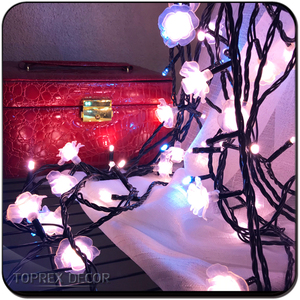 <strong>China</strong> <strong>Import</strong> <strong>Items</strong> Rose Gold Color Flower String Lights <strong>for</strong> Farmhouse <strong>Home</strong> <strong>Decor</strong> - Product Image 2