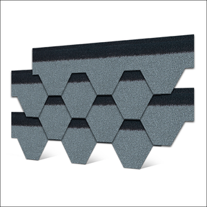 ألواح أسفلت خفيفة الوزن قياسية في الولايات المتحدة ، بلاط سقف عادي متعدد الألوان بخيارات متعددة الألوان للمنتجع بالجملة - Product Image 2