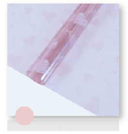 Emballage pour la Saint-Valentin, papier d'emballage pour fleurs en PVC imperméable coréen, design amour, cellophane translucide, bouquet floral - Product Image 6