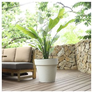 Juego de macetas circulares de plástico grandes para exteriores de 60 piezas, macetas apilables ligeras de 23,6 pulgadas para uso en el hogar y el jardín - Product Image 2