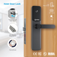 Sistema de Cerradura Electrónica para Hotel Orbita Pro USB 125Khz con Tarjeta Temic, Cerradura de Puerta de Hotel con Tarjeta de Acceso y Software de Control Gratuito