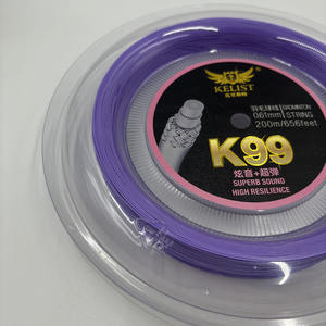 PRO99 racchette da <span class=keywords><strong>Badminton</strong></span> in Nylon ad alta elasticità con cordoncino da racchetta da 0.61mm 200m mulinello viola <span class=keywords><strong>Badminton</strong></span> prodotti - Product Image 5
