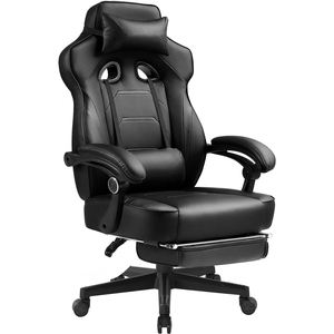 Cadeira Gamer AJUNION Nova para PC, Cadeira de Corrida E-sport, Cadeira de Escritório Moderna em Couro PU, Ajustável, com Assento Espesso - Product Image 1