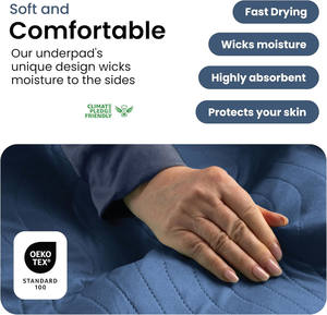 Çocuklar, yetişkinler, yaşlı ve evcil hayvanlar için yıkanabilir yeniden inkontinans su geçirmez Underpads - Product Image 4