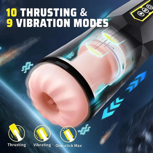 Masturbador Automático con Succión Telescópica, Vibrador, Copa de Succión, Juguetes Sexuales para Hombres Adultos - Product Image 4