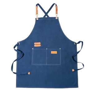 Delantal de Trabajo de Lona Reutilizable con Tirantes Cruzados para Cocina, Hogar, Jardinería, Cafetería, Limpieza - Impermeable y Resistente al Aceite - Product Image 3