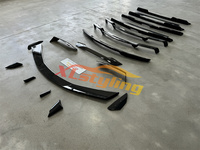 Pare-chocs de voiture XLstyling Kit de carrosserie de conversion pour corvette C5 C6 C7 C8 toit aileron arrière noir brillant