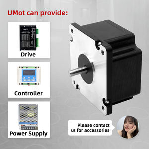 UMOT ad alta precisione grande coppia 36/39/42/57/86mm Nema15/16/17/23/34 rotondi/sottili ibridi rotanti piccoli Micro motori passo - Product Image 5