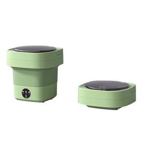 Lavadora portátil plegable de 11L, mini lavadora semiautomática giratoria para ropa interior y calcetines, carcasa de plástico eléctrica - Product Image 2