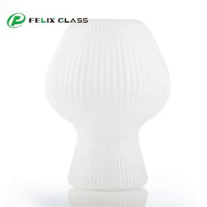 Nouveau design, abat-jour en verre soufflé à la main, écologique, moderne, industriel, mat, brillant, opale blanc, grand abat-jour en verre, garantie de 3 ans pour l'intérieur - Product Image 1