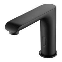 Robinet de lavabo à capteur intelligent de luxe sans contact écran d'affichage numérique mitigeur d'eau chaude et froide en laiton vanité robinet de lavabo de salle de bain