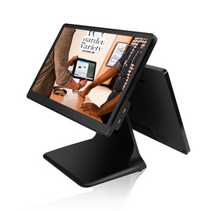 Terminale di pagamento a doppio schermo per vincere 11 <span class=keywords><strong>Display</strong></span> della corteccia Quad Core <span class=keywords><strong>Cpu</strong></span> Mkt 15 ", hd 1024*768, Ips, Agc Dragontail - Product Image 1