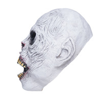 Masque de crâne réaliste en latex avec mâchoire mobile pour Halloween, fête costumée, terreur, utilisation en extérieur, 18 ans et plus