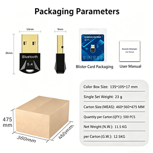 Récepteur <span class=keywords><strong>USB</strong></span> sans fil longue portée pour Windows 11/10/8.1, adaptateur Plug & Play pour ordinateur de bureau, ordinateur portable, clavier, souris, <span class=keywords><strong>casque</strong></span>, marque OEM - Product Image 3