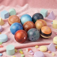 Balle anti-stress sur le thème de l'espace 6,3 cm, jouet à presser Galaxie Planète, décompression, unisexe, cadeau d'anniversaire 14 ans, pour enfants
