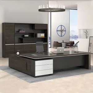 Modern Wood Office Desk L Shape Table Office Furniture