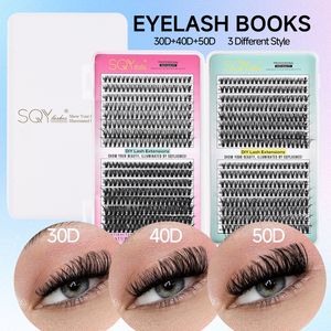 <span class=keywords><strong>Cils</strong></span> en grappe faits à la main D pour <span class=keywords><strong>volume</strong></span> intense 10D-20D, 32 rangées, en vrac, effet ruban, emballage personnalisé, faux vison Yiernuo - Product Image 3