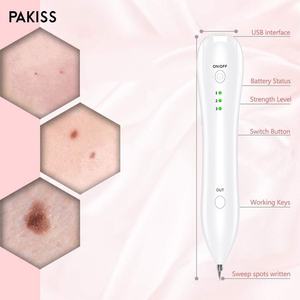 PAKISS 3-Level Adjustable Mole Removal <b>Pen</b>, USB Rechargeable Spot <b>Eraser</b> with 2 Interchangeable Needles - Product Image 3