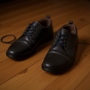 Cordón de Cera Marrón Oscuro de 60cm para Zapatos - Product Image 3