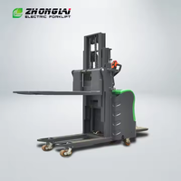 Chariot élévateur électrique de transport de haute qualité 1,5T 2T, transpalette autoportant avec moteur de haute performance